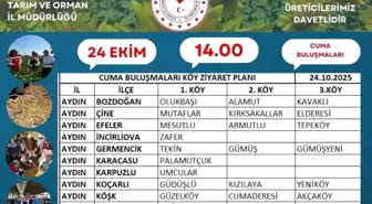 Aydın'da Çiftçi Buluşmaları Devam Ediyor