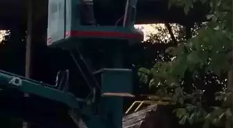 Bursa'da Vinçte Çalışan İşçiye Arı Saldırısı