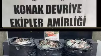İzmir'de Uyuşturucu Operasyonu: 42 Bin 500 Sentetik Hap Ele Geçirildi