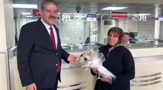 PTT'nin 185'inci Yıl Dönümünde 185'inci Müşteri Ödüllendirildi