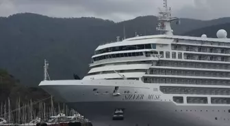 Marmaris'e Kruvaziyerle 580 Yabancı Turist Geldi