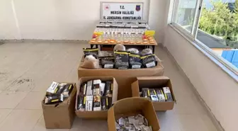 Mersin'de Kaçak Sigara Ticareti Operasyonu: 20 Bin Dolu Makaron Ele Geçirildi