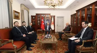 TBMM Başkanı Kurtulmuş, TÜRKPA Genel Sekreteri'ni kabul etti