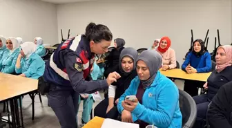 Yozgat'ta Kadın Destek Uygulaması ile Şiddetle Mücadele Bilgilendirmesi