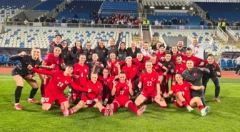 A Milli Kadın Futbol Takımı, Kosova'yı 4-0 Mağlup Etti