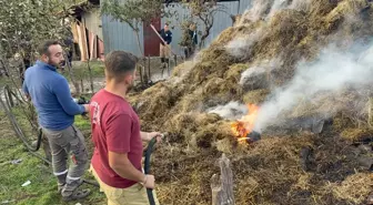 Çanakkale'de Küçükbaş Hayvan İşletmesinde Yangın Çıktı