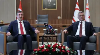 KKTC Cumhurbaşkanı Erhürman ile görüşen Cevdet Yılmaz'dan net mesaj