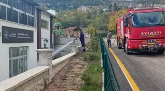 Küre'de 29 Ekim için Temizlik ve Hazırlık Çalışmaları