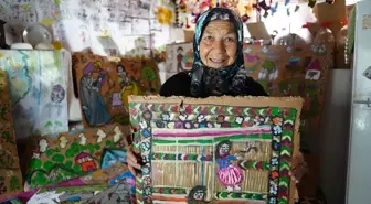 73 Yaşındaki Kadın, Çocukluk Hikayelerini Resimlerle Yaşatıyor