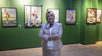 Nazende Yücel'in 'Renkler ve Kadınlar' Sergisi Açıldı