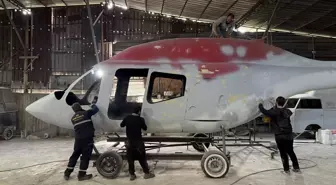 Tekirdağlı Kaporta Boyacısından Birebir Helikopter Maketi Projesi