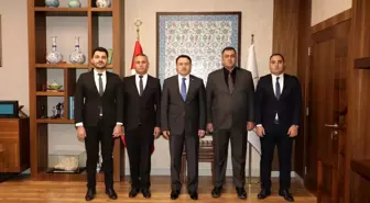 Vali Musa Işın, Asayiş Şube Müdürü ve Personelini Kabul Etti