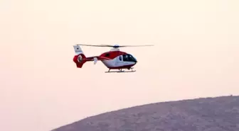 470 gramlık bebek helikopter ambulansla Van'a nakledildi