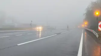 Bolu Dağı'nda Sağanak ve Sis Ulaşımı Zorlaştırıyor