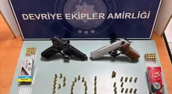 Edirne'de Ruhsatsız Tabanca ve Fişek Bulundu, Şüpheli Gözaltına Alındı