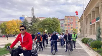 Eskişehir'de Cumhuriyet Bayramı Bisiklet Turu Yapıldı
