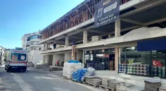 İnşaatta Düşen Genç İşçi Yaralandı