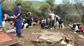 Milas'ta 74 Düzensiz Göçmen Yakalandı