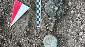 Gümüşhane'de Kazıda Mısır Tanrıçası İsis'in Bronz Büstü Bulundu