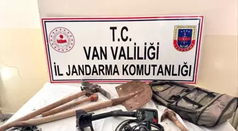 Van'da Kaçak Kazı Yapan 4 Kişi Yakalandı