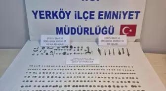 Yerköy'de Tarihi Eser Kaçakçılığı Operasyonu: 328 Sikke ve 56 Obje Ele Geçirildi
