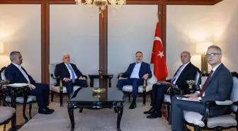 Bakan Fidan, Haşdi Şabi Komisyonu Başkanı Feyyad ile bir araya geldi