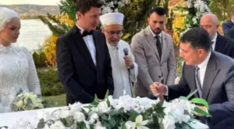 Cumhurbaşkanlığı Özel Kalem Müdürü Hasan Doğan, Faruk Alagaş'ın nikah törenine katıldı