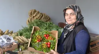 Köylü kadınlardan Avrupa'ya 1 milyon Noel çelengi