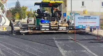 Kayseri Pınarbaşı'nda 48 Saatte 2.176 Ton Sıcak Asfalt Serildi