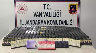 Van'da 1.859 Paket Kaçak Sigara Ele Geçirildi