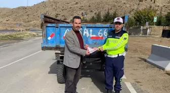 Yozgat'ta Tarım Araçlarına Yönelik Trafik Denetimi