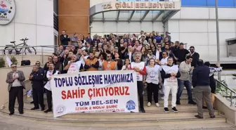 Çiğli Belediyesi'nde Memurlar TİS Hakları İçin Eylemde