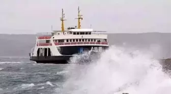 Marmara Denizi'nde Kuvvetli Rüzgar ve Dalga Sebebiyle Seferler İptal Edildi