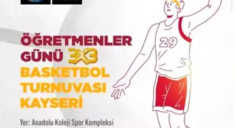 Kayseri'de Öğretmenler Günü'ne Özel Ücretsiz 3x3 Basketbol Turnuvası