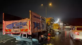 Yağışlı Hava Kazaya Neden Oldu: Taksici Ağır Yaralandı