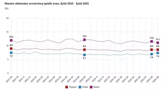 Eylül 2025'te Türkiye'de İşsizlik Oranı %8,6 Seviyesinde Sabit Kaldı