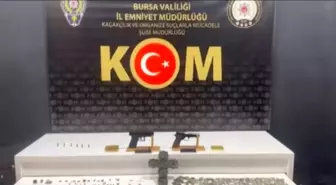 Bursa'da Tarihi Eser Kaçakçısına Operasyon: 1014 Eser Ele Geçirildi