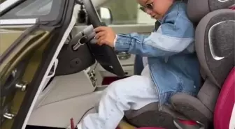 Kenan Sofuoğlu'nun Oğlu Zayn, Lüks Araçla Pistte Gösteri Yaptı