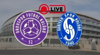 52 Orduspor FK SMS Grup Sarıyerspor CANLI izle! (ŞİFRESİZ) 52 Orduspor FK SMS Grup Sarıyerspor maçı hangi kanalda, nasıl izlenir?