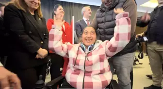 Edirne'de Engelli Bireye Akülü Sandalye Hediye Edildi