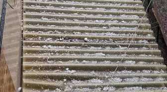 Beypazarı’nda Sağanak ve Dolu Yağışı Etkili Oldu