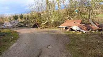 Beypazarı'nda Dolu Yağışı Fırtınaya Dönüştü