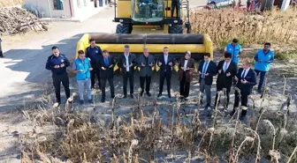 Karaman Cezaevi Hükümlüleri Çerezlik Ayçiçeği Hasat Etti