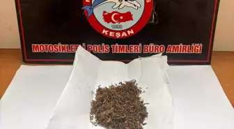 Keşan'da Polis Operasyonu: 14,84 Gram Uyuşturucu Ele Geçirildi