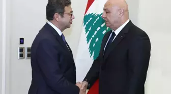 Lübnan Cumhurbaşkanı Joseph Avn, Mısır İstihbarat Başkanı ile Görüştü