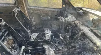 Nazilli'de Park Halindeki Araç Kundaklandı