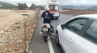 Muğla'da Trafik Kazası: Motosiklet Sürücüsü Hafif Yaralandı