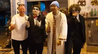 Üstünde imam cübbesi, elinde alkol şişesi! Tepkilerin odağındaki genç serbest bırakıldı