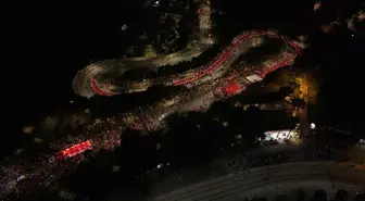 Antalya'da Cumhuriyet'in 102. Yılı İçin Fener Alayı Düzenlendi