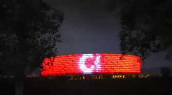 Bakü, 29 Ekim Cumhuriyet Bayramı'nda Türk Bayrağı'yla Renklendi